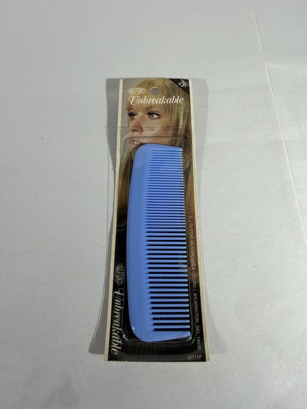 Vintage Genuine Du Pont USA Made Nylon Unbreakable Pocket Comb 5